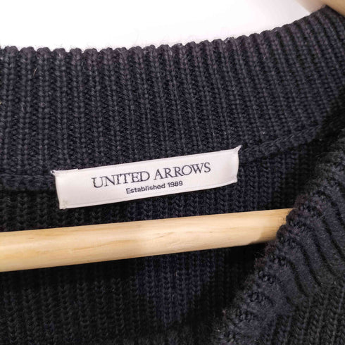 ユナイテッドアローズ UNITED ARROWS 2020AW ミディアムゲージ アゼ クルーネック メンズ JPN:L