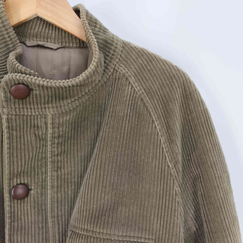 LARUSMIANI コーデュロイ スタンドカラー 中綿ハーフコート メンズ 87