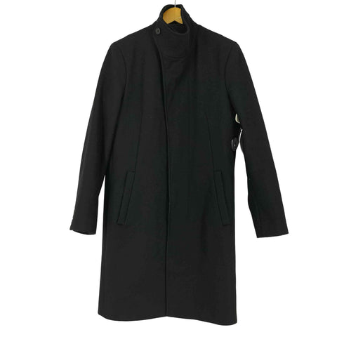 オールセインツ ALLSAINTS BLACK MALTO WOOL BLEND PEACOAT COAT JACKET メンズ import:S