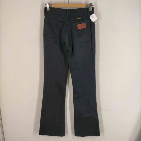 ラングラー Wrangler セミフレア ブラックデニムスキニーパンツ メンズ W30