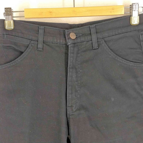 ラングラー Wrangler セミフレア ブラックデニムスキニーパンツ メンズ W30