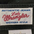 ラングラー Wrangler セミフレア ブラックデニムスキニーパンツ メンズ W30
