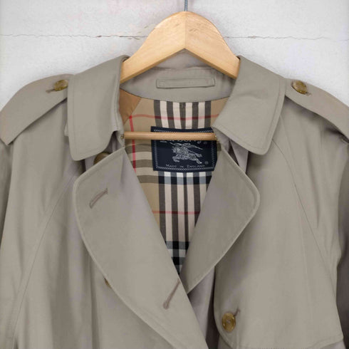 バーバリーズ BURBERRYS MADE IN ENGLAND C100 裏地ノバチェックトレンチコート メンズ