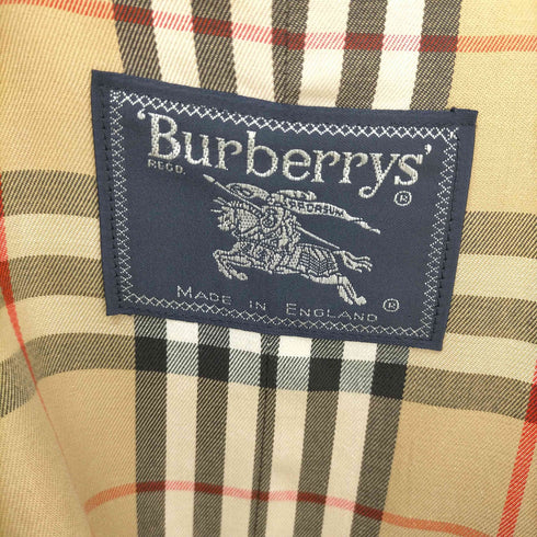 バーバリーズ BURBERRYS MADE IN ENGLAND C100 裏地ノバチェックトレンチコート メンズ