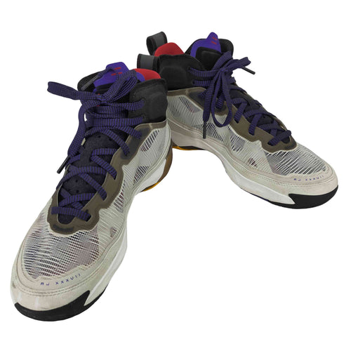 ジョーダンブランド JORDAN BRAND Air Jordan 37 Light Bone/Fire Red XXXVII PF ハイカットスニーカー メンズ UK:8.5