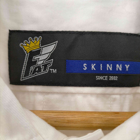 エフエーティー FAT SKINNY 袖ロゴ刺繍 S/Sシャツ メンズ SKINNY