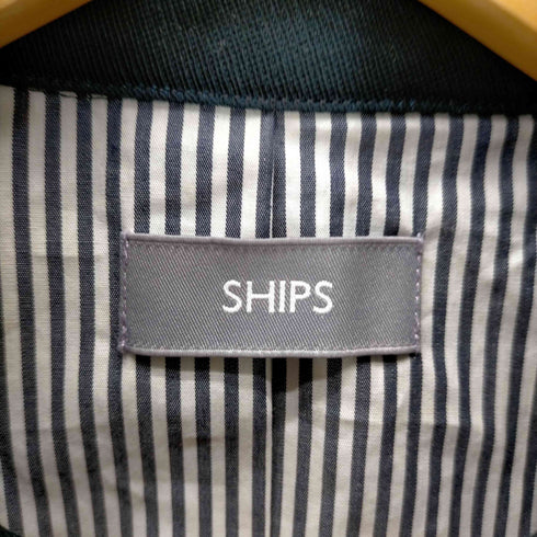 シップス SHIPS 裏地ストライプ ベルテッドジャケット メンズ JPN:M