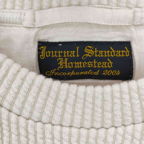 ジャーナルスタンダードホームステッド JOURNAL STANDARD J.S HOMESTEAD コットン混ポリコーデュロイL/Sカットソー メンズ JPN:L