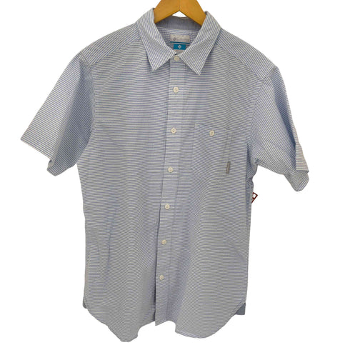コロンビア Columbia シアサッカーボーダーS/Sシャツ メンズ import:L