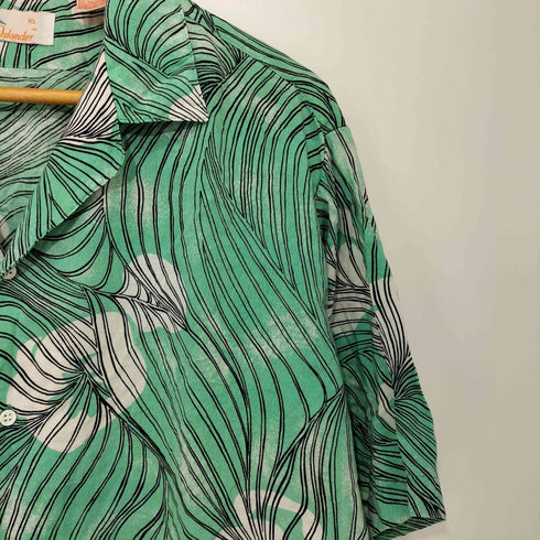 Islander 総柄 オープンカラーアロハシャツ メンズ import:XL