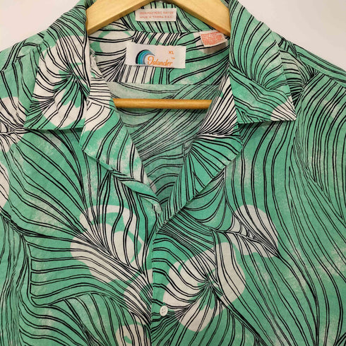 Islander 総柄 オープンカラーアロハシャツ メンズ import:XL