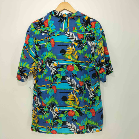 Islander 総柄 オープンカラーアロハシャツ メンズ import:M
