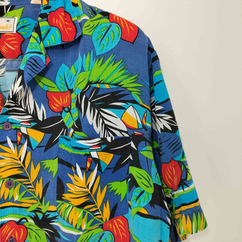 Islander 総柄 オープンカラーアロハシャツ メンズ import:M