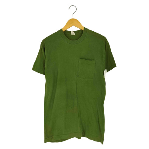 フルーツオブザルーム FRUIT OF THE LOOM MADE IN USA ポケットTシャツ 袖裾シングル メンズ JPN:L