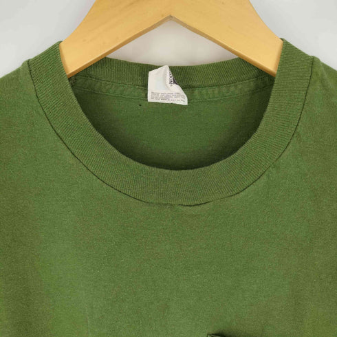 フルーツオブザルーム FRUIT OF THE LOOM MADE IN USA ポケットTシャツ 袖裾シングル メンズ JPN:L
