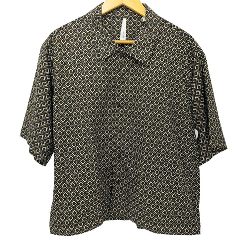 ハルハム HALHAM 総柄プリントコーチシャツ レディース JPN:M