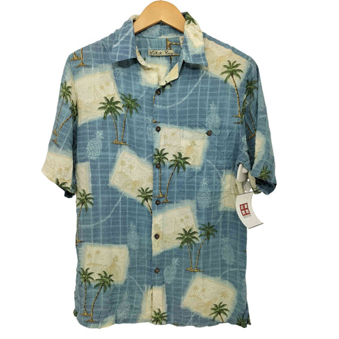 バティックベイ Batik Bay 総柄 オープンカラーアロハシャツ メンズ import:S