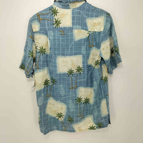 バティックベイ Batik Bay 総柄 オープンカラーアロハシャツ メンズ import:S