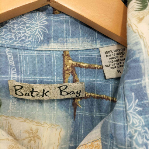 バティックベイ Batik Bay 総柄 オープンカラーアロハシャツ メンズ import:S