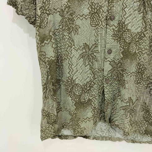 バティックベイ Batik Bay 総柄 オープンカラーシャツ メンズ import:M