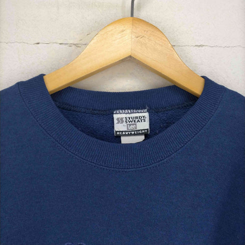 リー Lee 90S MADE IN USA LONDON ENGLAND刺繍 袖切替スウェット メンズ JPN:L