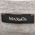 マックスアンドコー MAX & CO. ロゴプリント ビーズ刺繍 クルーネックTシャツ レディース import:M