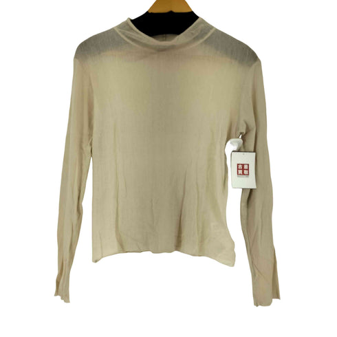 レイビームス Ray BEAMS チュール ハイネック ロングスリーブ カットソー レディース