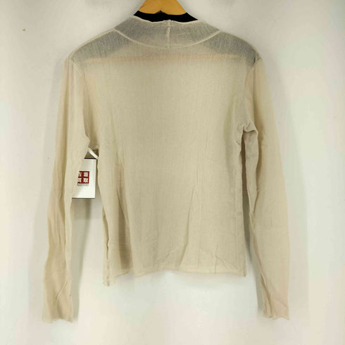 レイビームス Ray BEAMS チュール ハイネック ロングスリーブ カットソー レディース