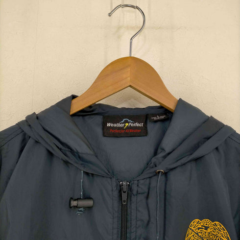 Weather Perfect フロントプリント ナイロンアノラックパーカー IRONDEQUOIT NIGHTSTICK メンズ import:L
