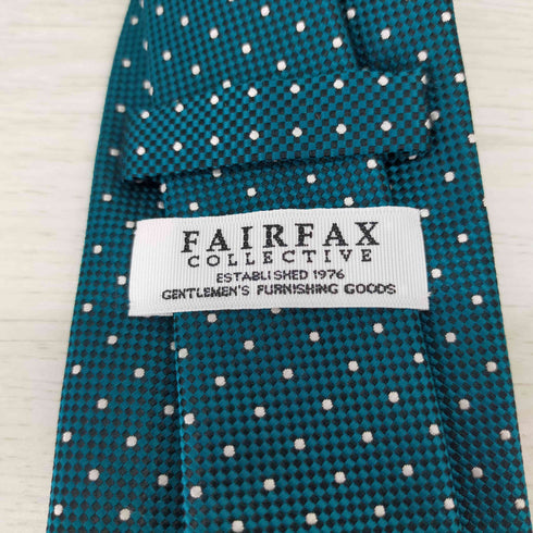 フェアファックス FAIRFAX 水玉ネクタイ 総柄 ドット メンズ