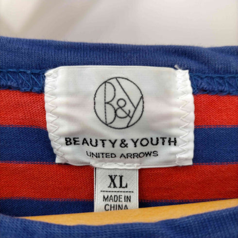 ビューティーアンドユースユナイテッドアローズ BEAUTY & YOUTH UNITED ARROWS ボーダー クルーネック LS メンズ JPN:XL