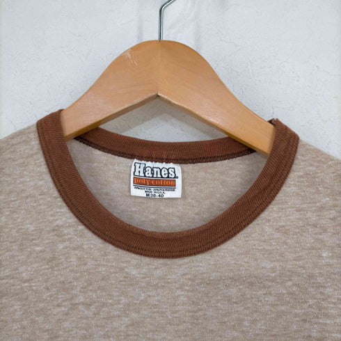 ヘインズ Hanes 80s MADE IN USA フロントラバープリントリンガーTシャツ THE 1982 WORLD's FAIR メンズ import:M