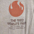 ヘインズ Hanes 80s MADE IN USA フロントラバープリントリンガーTシャツ THE 1982 WORLD's FAIR メンズ import:M