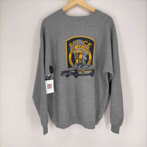 ジャージーズ JERZEES POLICE 両面プリントラグランスウェット メンズ JPN:XXL