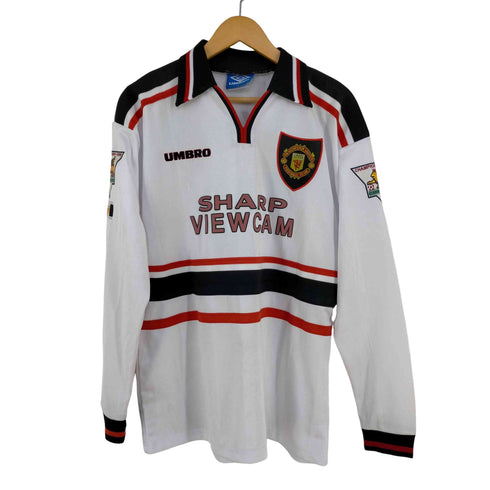アンブロ UMBRO MADE IN ENGLAND 98/99シーズン ゲームシャツ 長袖 アウェイユニ AWAY メンズ import:L