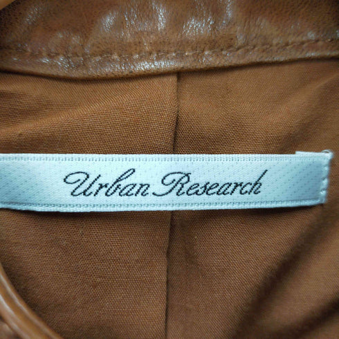 アーバンリサーチ URBAN RESEARCH ネックベルト ラムレザージャケット レディース FREE