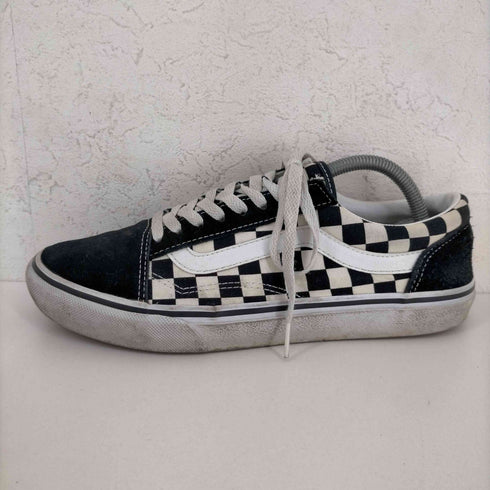 バンズ VANS V36CL+ OLD SKOOL DX - BLACK/WHITE CHECK メンズ JPN:27