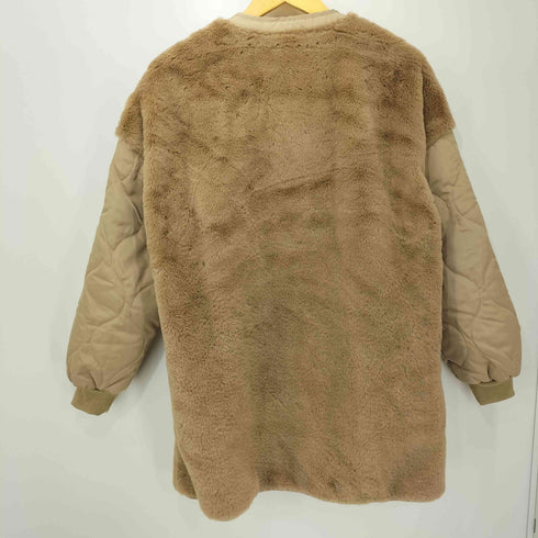 ジュノア JUNOAH ファー切替キルティングコート レディース JPN:M