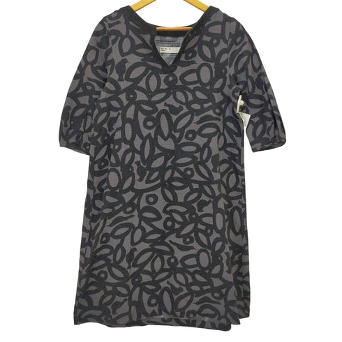 Si-Si-Si Comfort 総柄 スキッパー ワンピース レディース