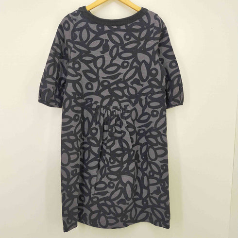 Si-Si-Si Comfort 総柄 スキッパー ワンピース レディース