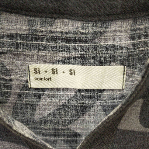 Si-Si-Si Comfort 総柄 スキッパー ワンピース レディース