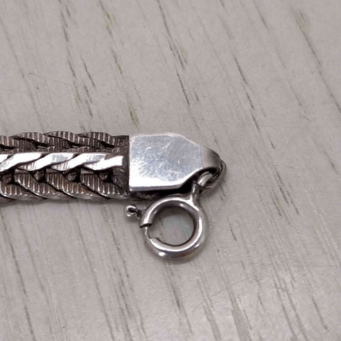 イタリア製 silver925刻印 スネークチェーンネックレス メンズ