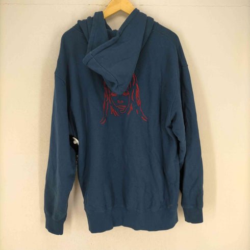 エックスガール X-girl EMBROIDERED FACE SWEAT HOODIE レディース JPN:L