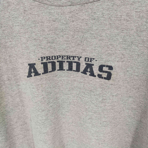 アディダス adidas 00S フロントロゴTシャツ 霜降りグレー メンズ JPN:XL