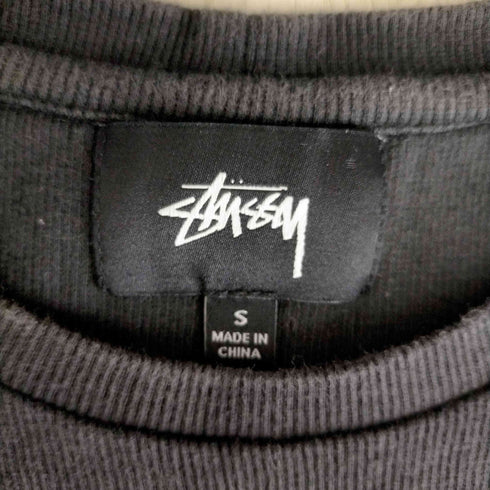 ステューシーウィメン Stussy Women フロント刺繍 リブクルーネック レディース JPN:S