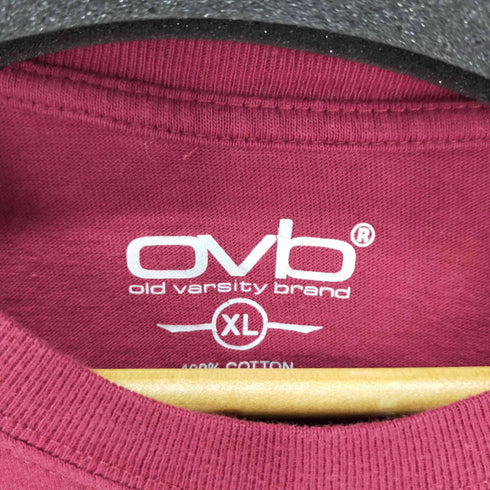 OLD VARSITY BRAND 刺繍 チームロゴ Tシャツ メンズ JPN:XL