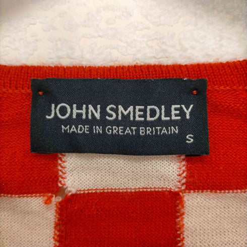 ジョンスメドレー JOHN SMEDLEY MADE IN Great Britain メリノウールボーダーニット レディース JPN:S