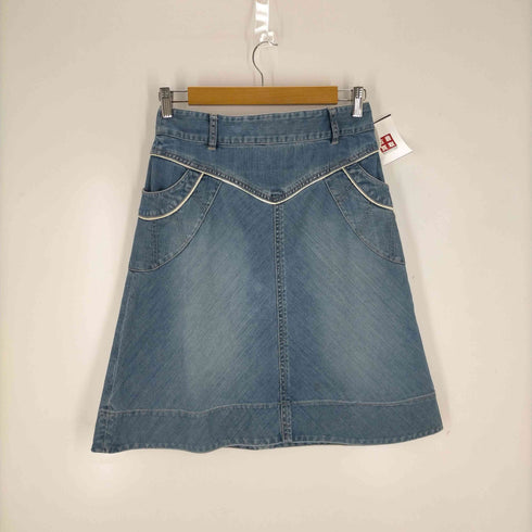 マークバイマークジェイコブス Marc by Marc Jacobs パイピングデザインデニムフレアスカート レディース