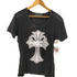 COOKJEANS クロスプリントUネックTシャツ Y2K メンズ JPN:2