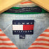 トミーヒルフィガー TOMMY HILFIGER ロゴ刺繍 ボタンダウンボーダーシャツ メンズ import:XL
